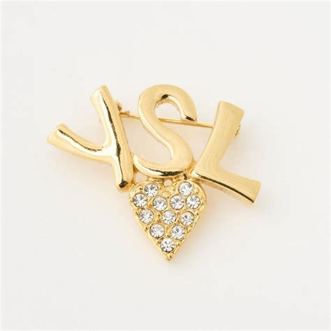 ysl heart brooch|Saint Laurent Pre.